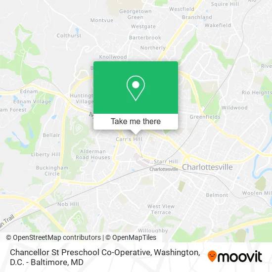 Chancellor St Preschool Co-Operative map