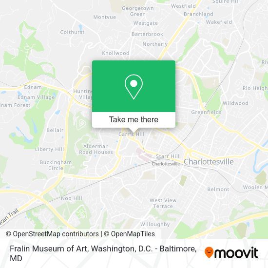 Fralin Museum of Art map