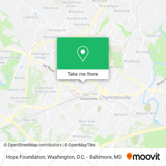 Hope Foundation map