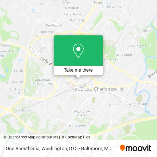 One Anesthesia map