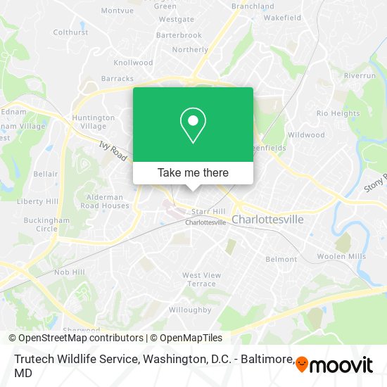 Trutech Wildlife Service map