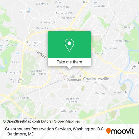 Guesthouses Reservation Services map