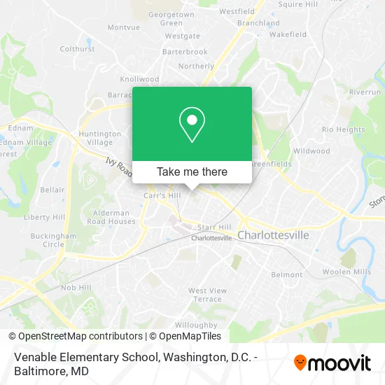 Venable Elementary School map