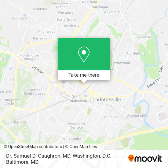 Dr. Samuel D. Caughron, MD map