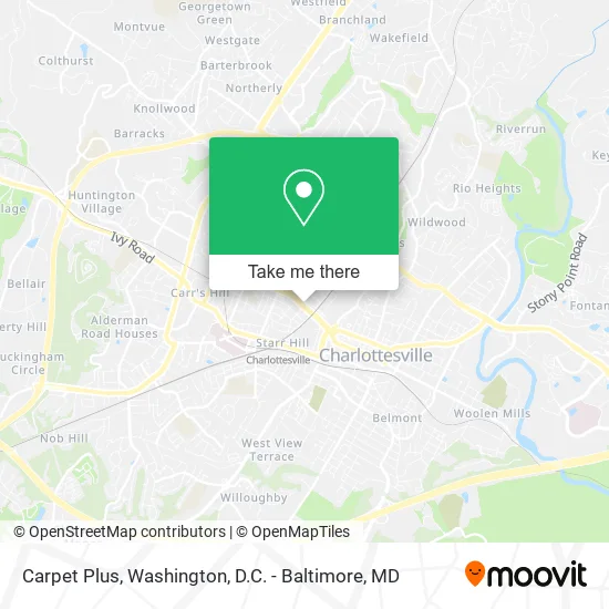 Carpet Plus map