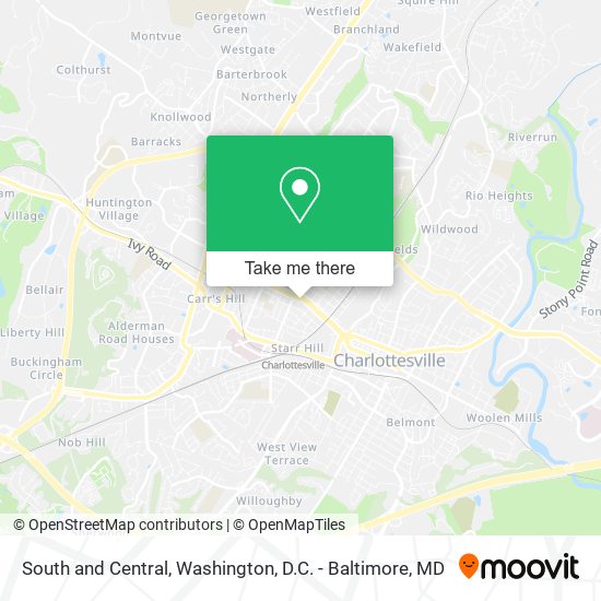 South and Central map