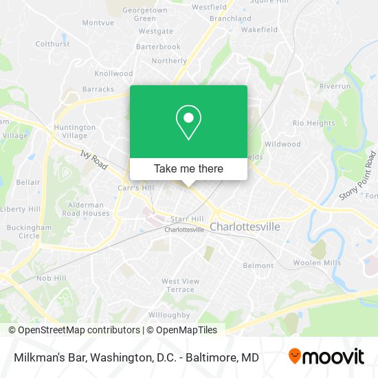 Milkman's Bar map