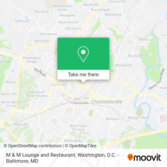 M & M Lounge and Restaurant map