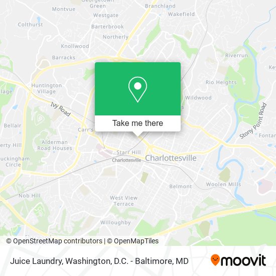Mapa de Juice Laundry