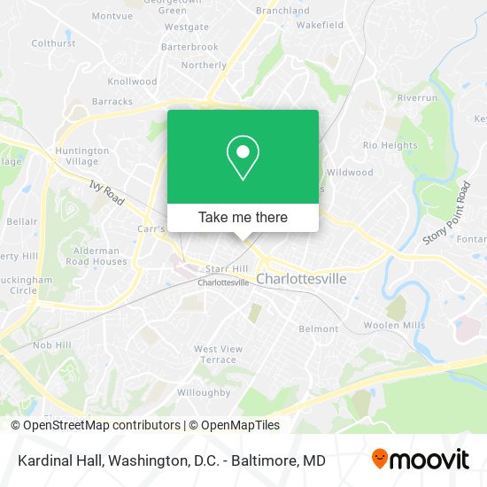 Kardinal Hall map