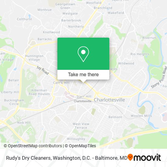 Mapa de Rudy's Dry Cleaners