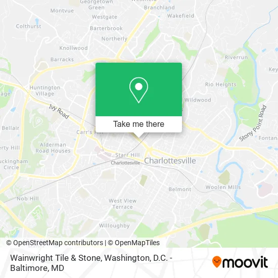 Wainwright Tile & Stone map