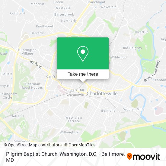 Pilgrim Baptist Church map
