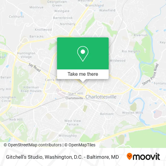 Gitchell's Studio map