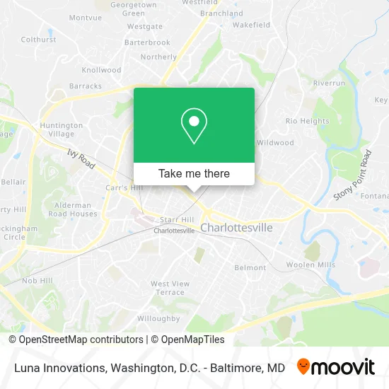 Luna Innovations map