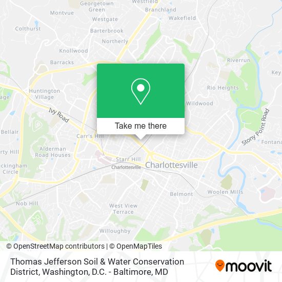 Mapa de Thomas Jefferson Soil & Water Conservation District