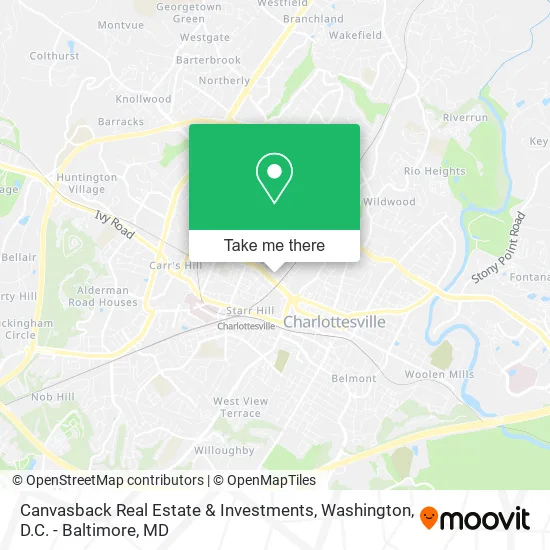 Canvasback Real Estate & Investments map