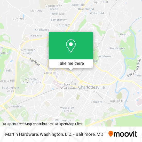Martin Hardware map
