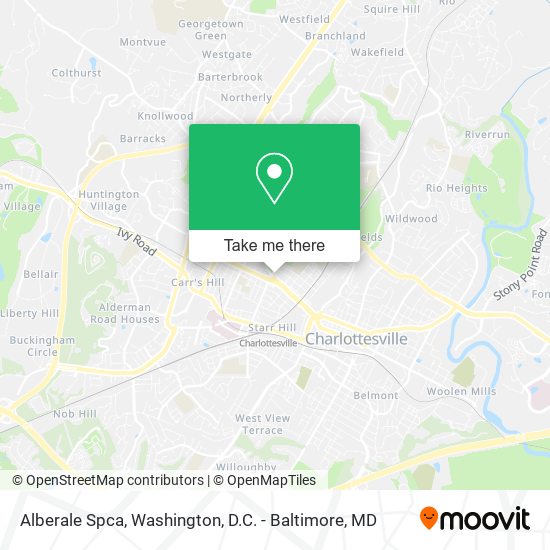 Alberale Spca map
