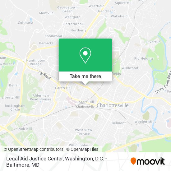 Mapa de Legal Aid Justice Center