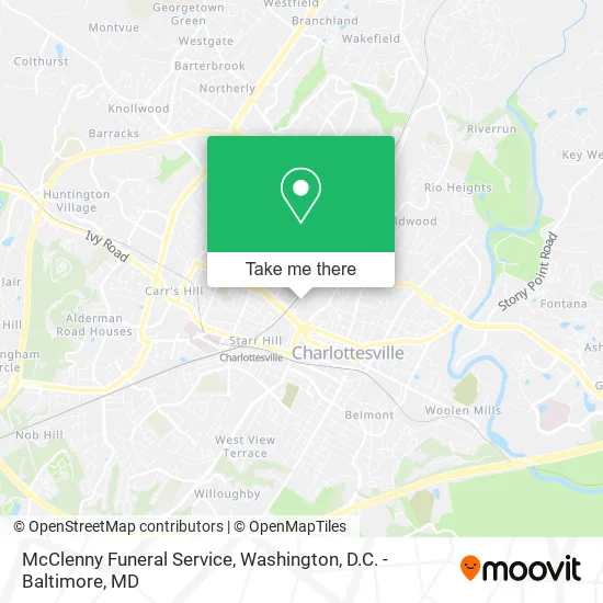 McClenny Funeral Service map