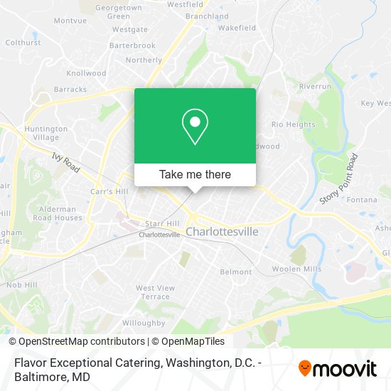 Flavor Exceptional Catering map