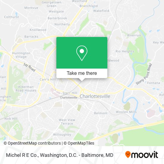 Michel R E Co. map