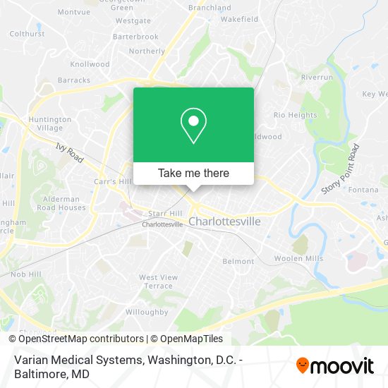 Varian Medical Systems map
