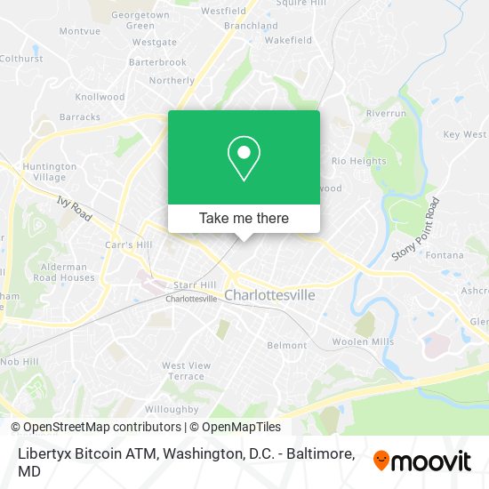 Mapa de Libertyx Bitcoin ATM