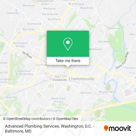 Advanced Plumbing Services map
