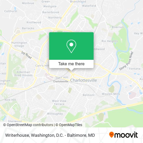 Writerhouse map