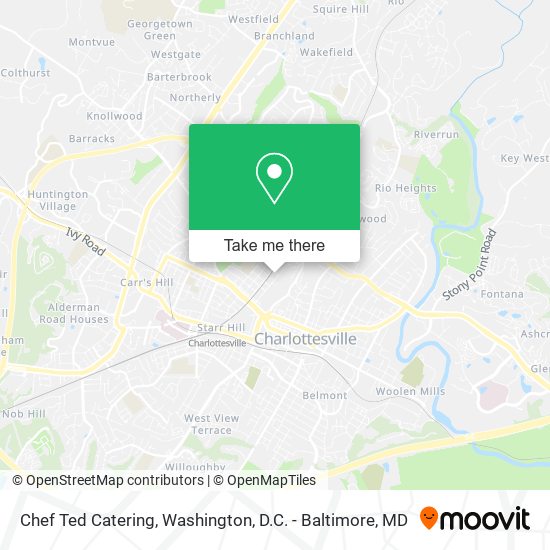 Mapa de Chef Ted Catering