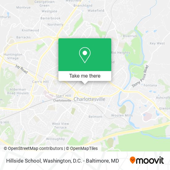 Hillside School map