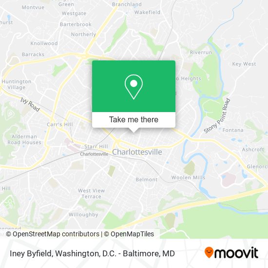 Iney Byfield map