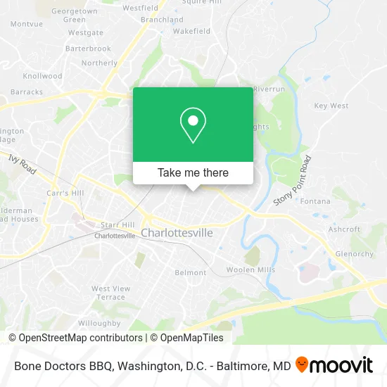 Bone Doctors BBQ map