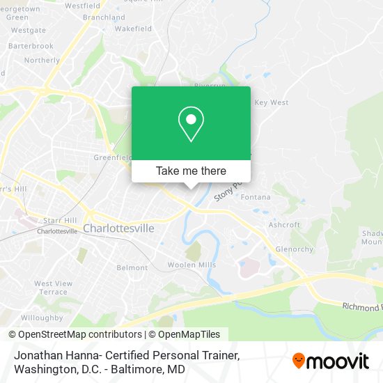 Mapa de Jonathan Hanna- Certified Personal Trainer