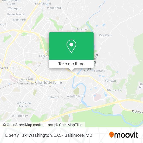 Liberty Tax map
