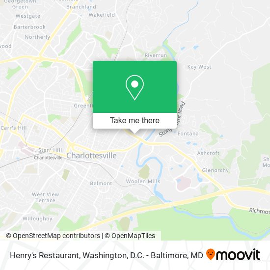 Henry's Restaurant map