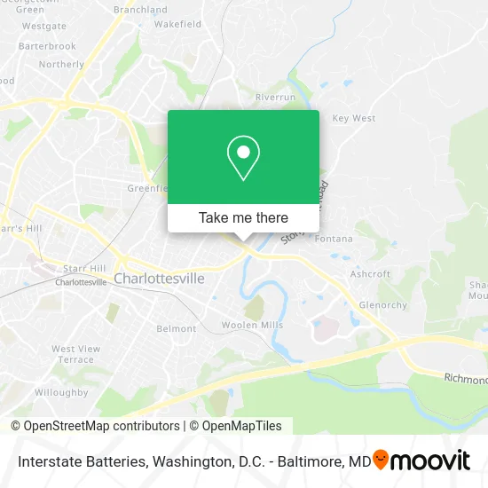 Interstate Batteries map