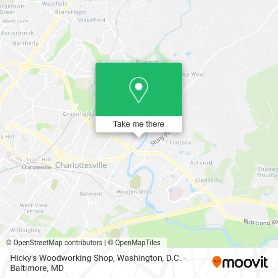 Hicky's Woodworking Shop map