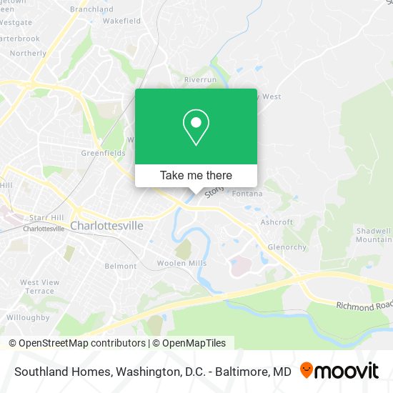 Southland Homes map