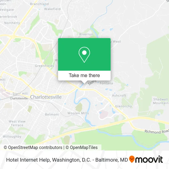 Hotel Internet Help map