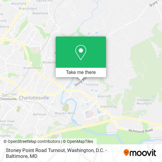 Stoney Point Road Turnout map