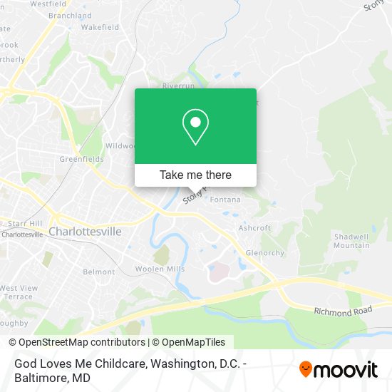 Mapa de God Loves Me Childcare