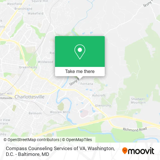 Mapa de Compass Counseling Services of VA