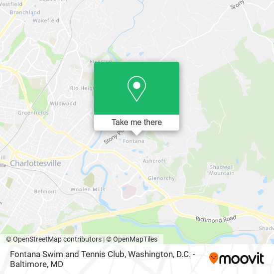 Mapa de Fontana Swim and Tennis Club
