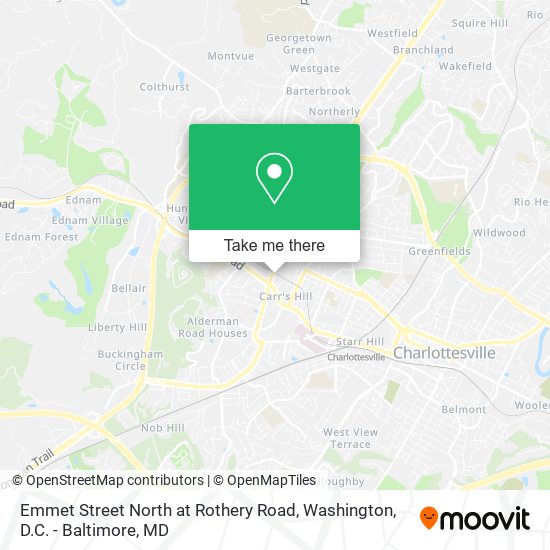 Emmet Street North at Rothery Road map