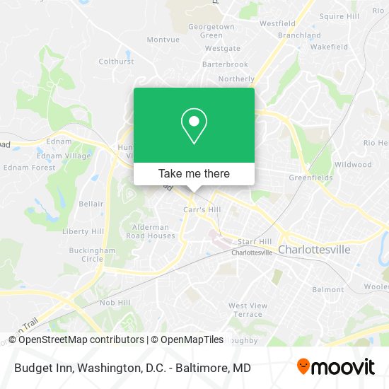 Budget Inn map