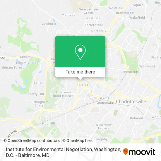 Institute for Environmental Negotiation map