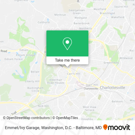 Emmet/Ivy Garage map